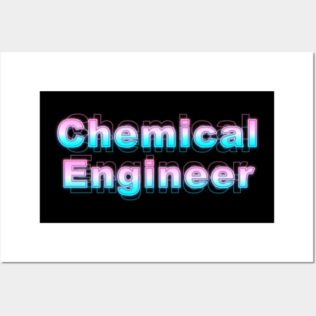 Chemical Engineer Wall Art by Sanzida Design